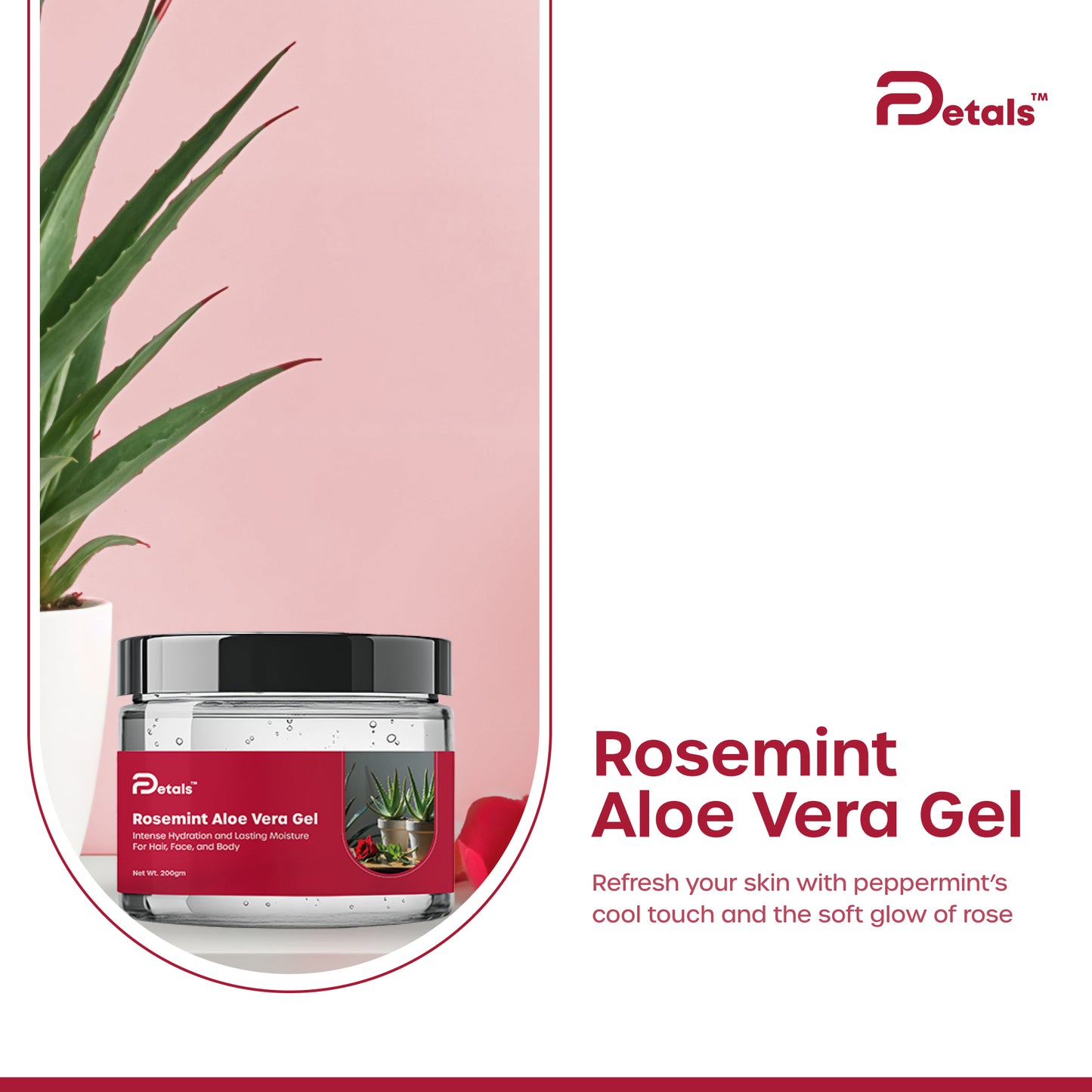 Rose Mint Aloe Vera Gel