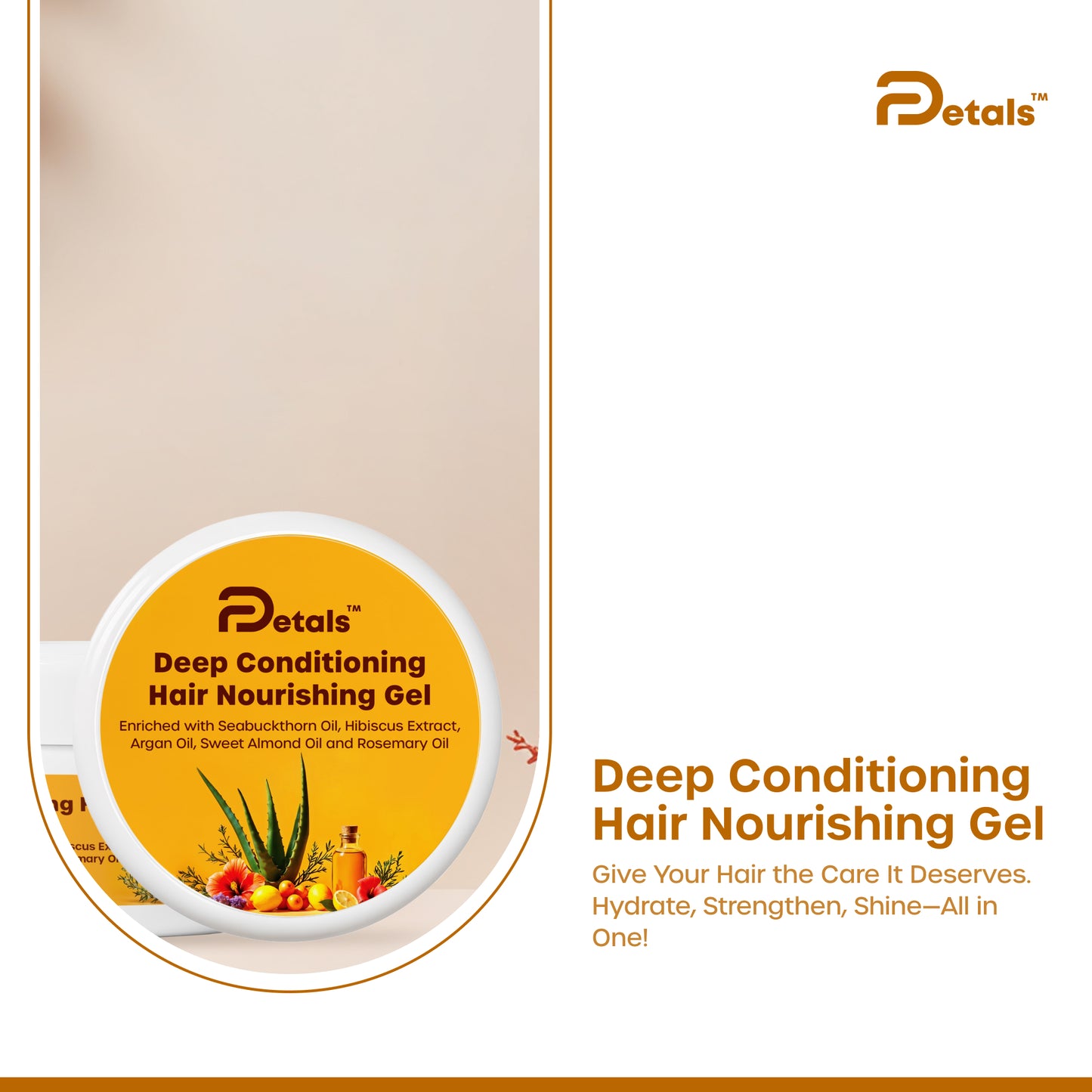 Hair Care Combo – Herbal Hair Mask & Nourishing Gel