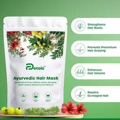 DPetals Ayurvedic Hair Mask