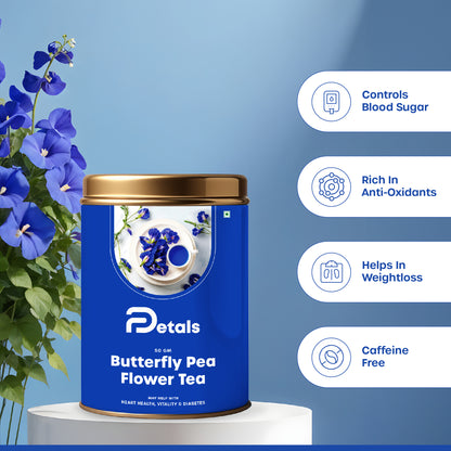 Butterfly Pea (Blue Tea) Tea for Well-Being, Boost Memory and with Antioxidants | Loose Flowers