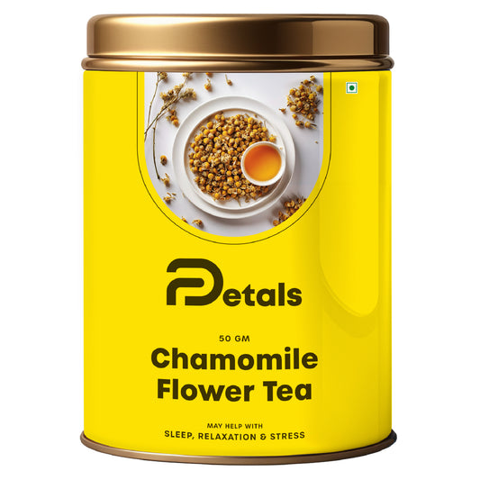 Chamomile Herbal Infusion for Calming your Senses, Relaxation and Sound Sleep, Loose Petals