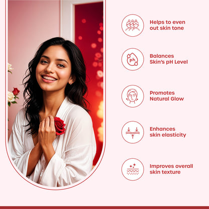 Rose Water & Multani Mitti Face Pack Combo