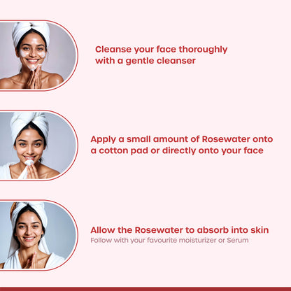 Rose Water Face Mist Spray Toner